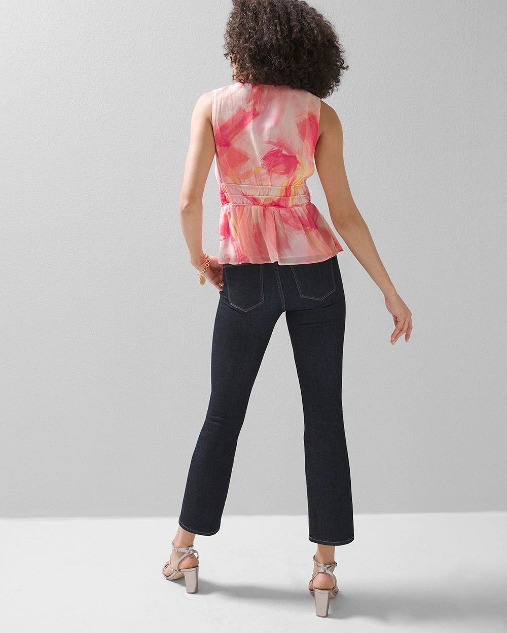 Ruched-Waist Blouse