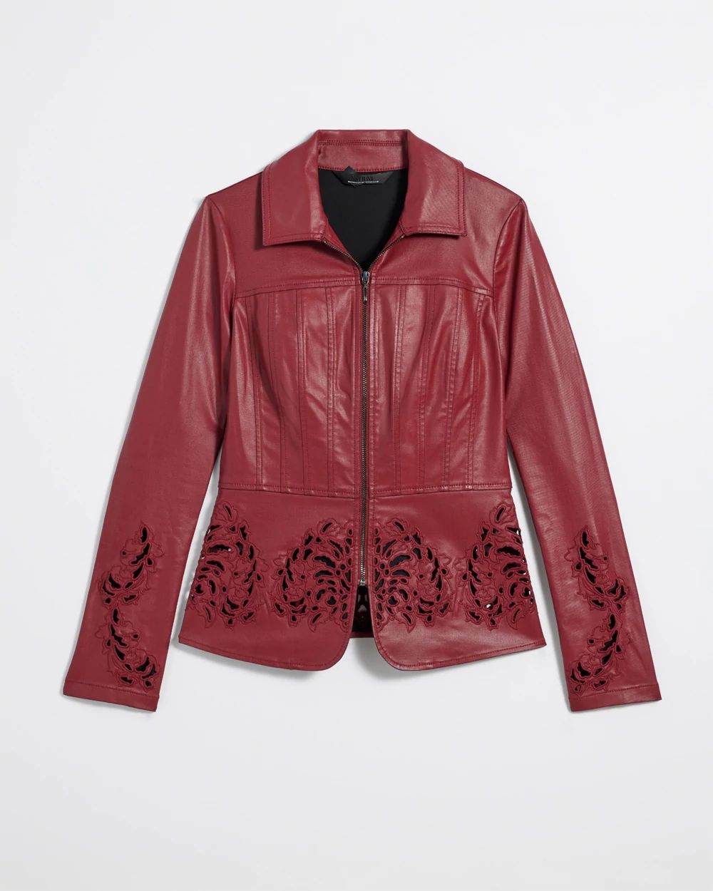 Cutwork Coated Flirty Jacket