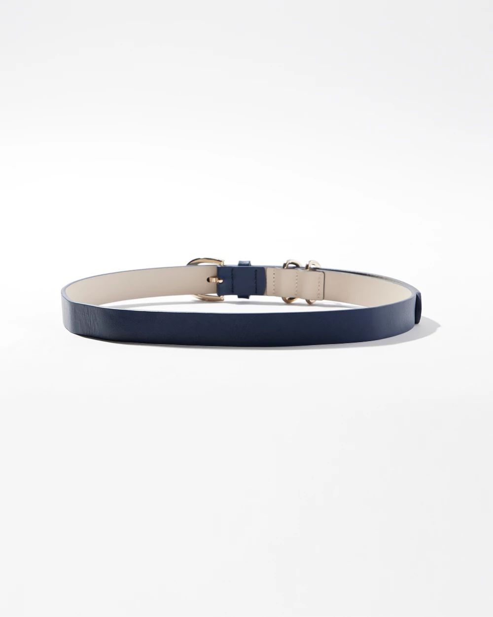 Round Buckle Pant Belt