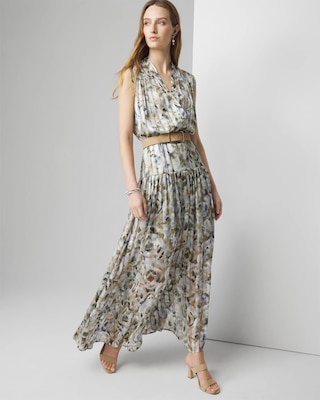 Chiffon Maxi Dress click to view larger image.