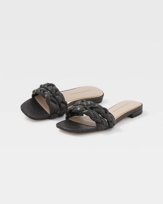Braided Raffia Flat click to view larger image.