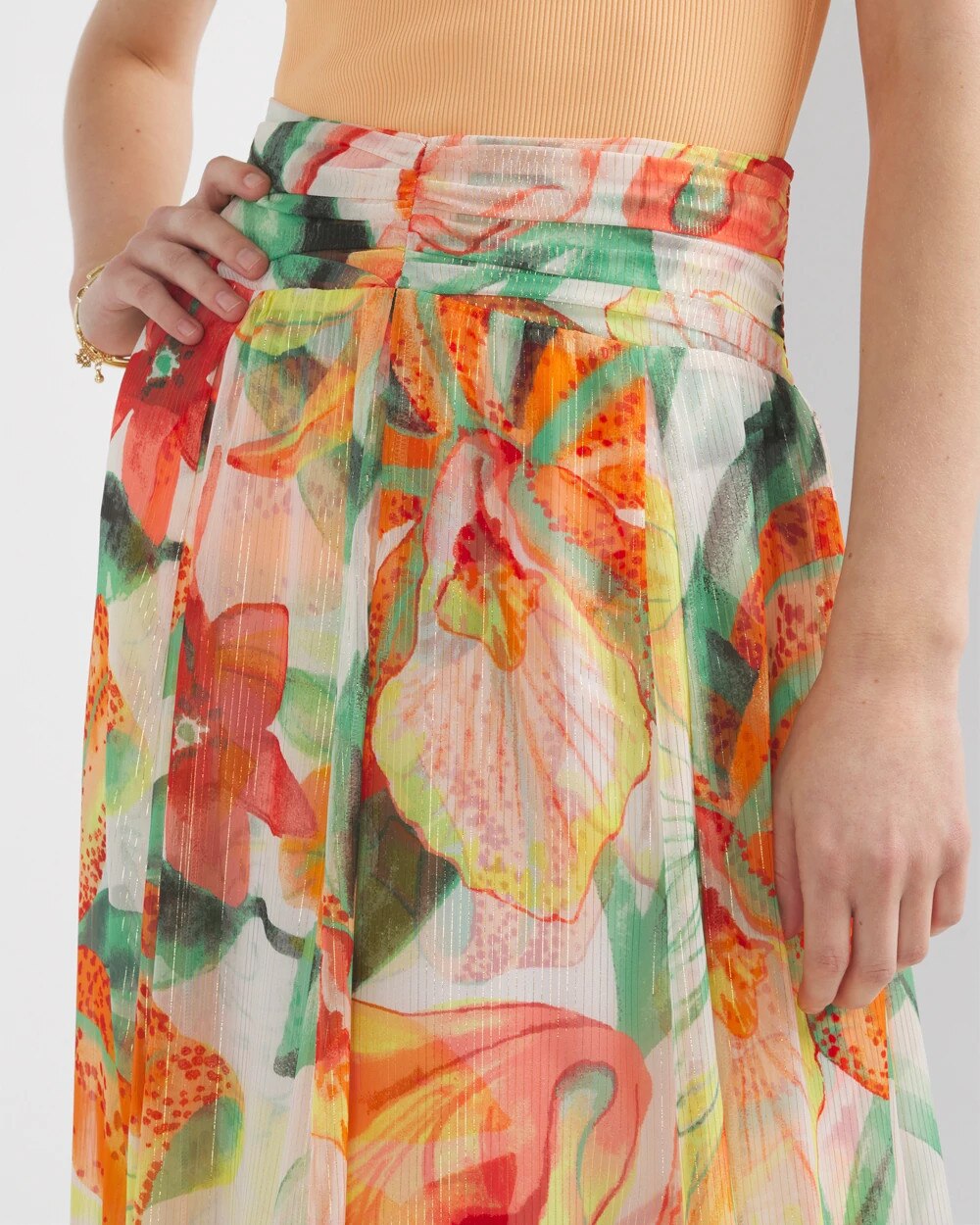 Drama Maxi Skirt - image 3