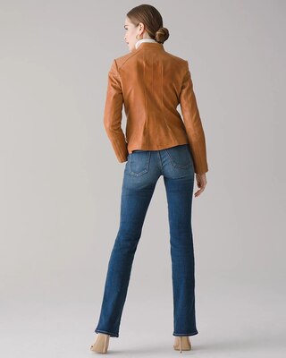 Whipstitch Leather Jacket