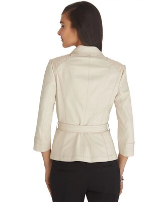 3/4 Sleeve Short Flirty Trench