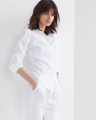 Cuffed Poplin Shirt