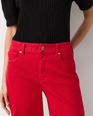 High Rise Wide Leg Jean click to view larger image.