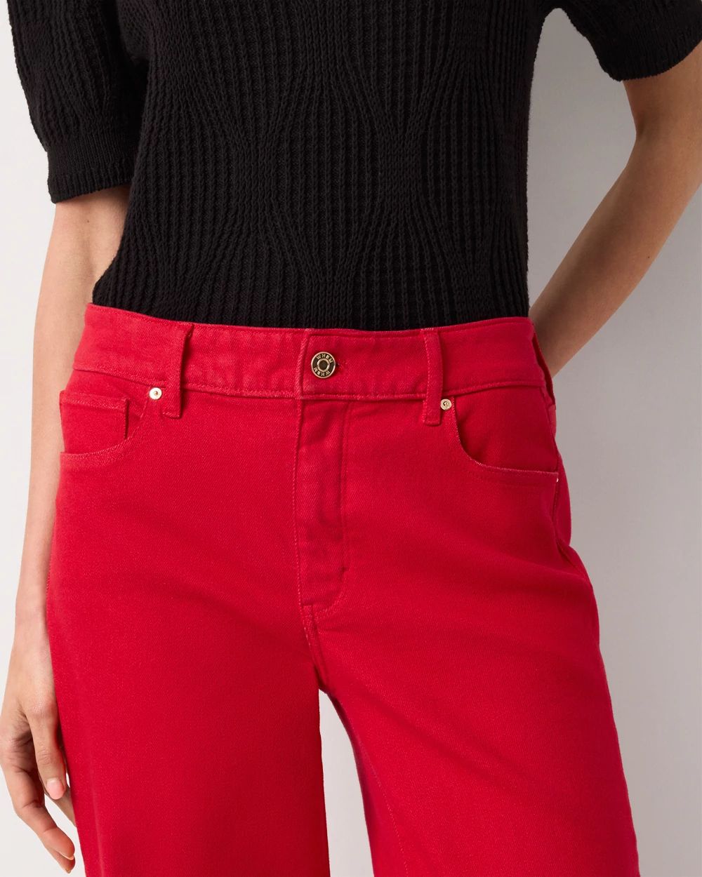 High Rise Wide Leg Jean