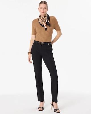 Luxe Stretch Mid-Rise Zoey Straight Pant