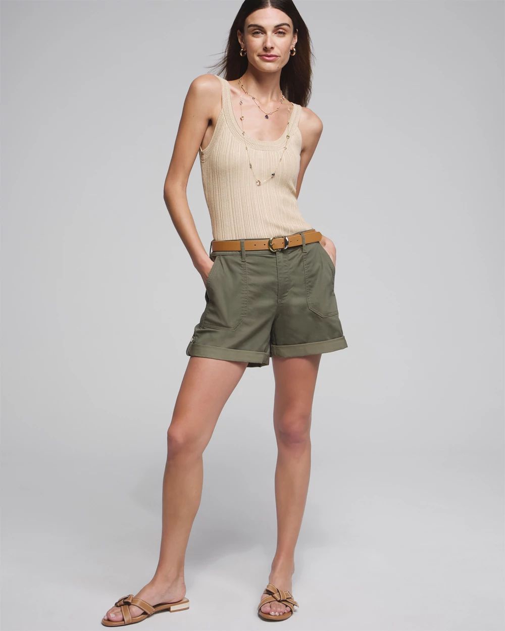 Outlet WHBM Stitch Accent Tank