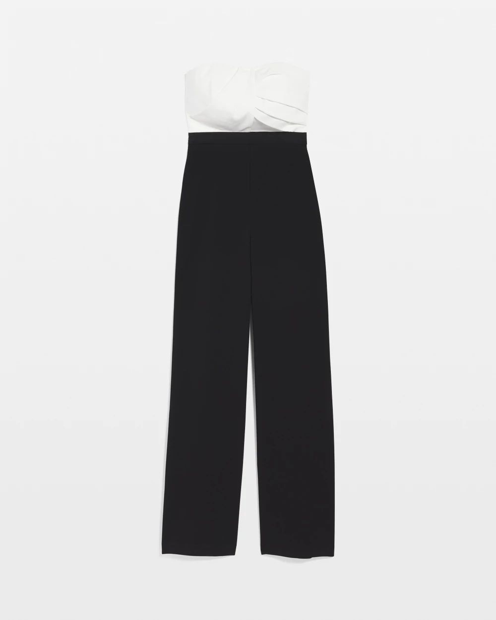 Strapless Draped Jumpsuit