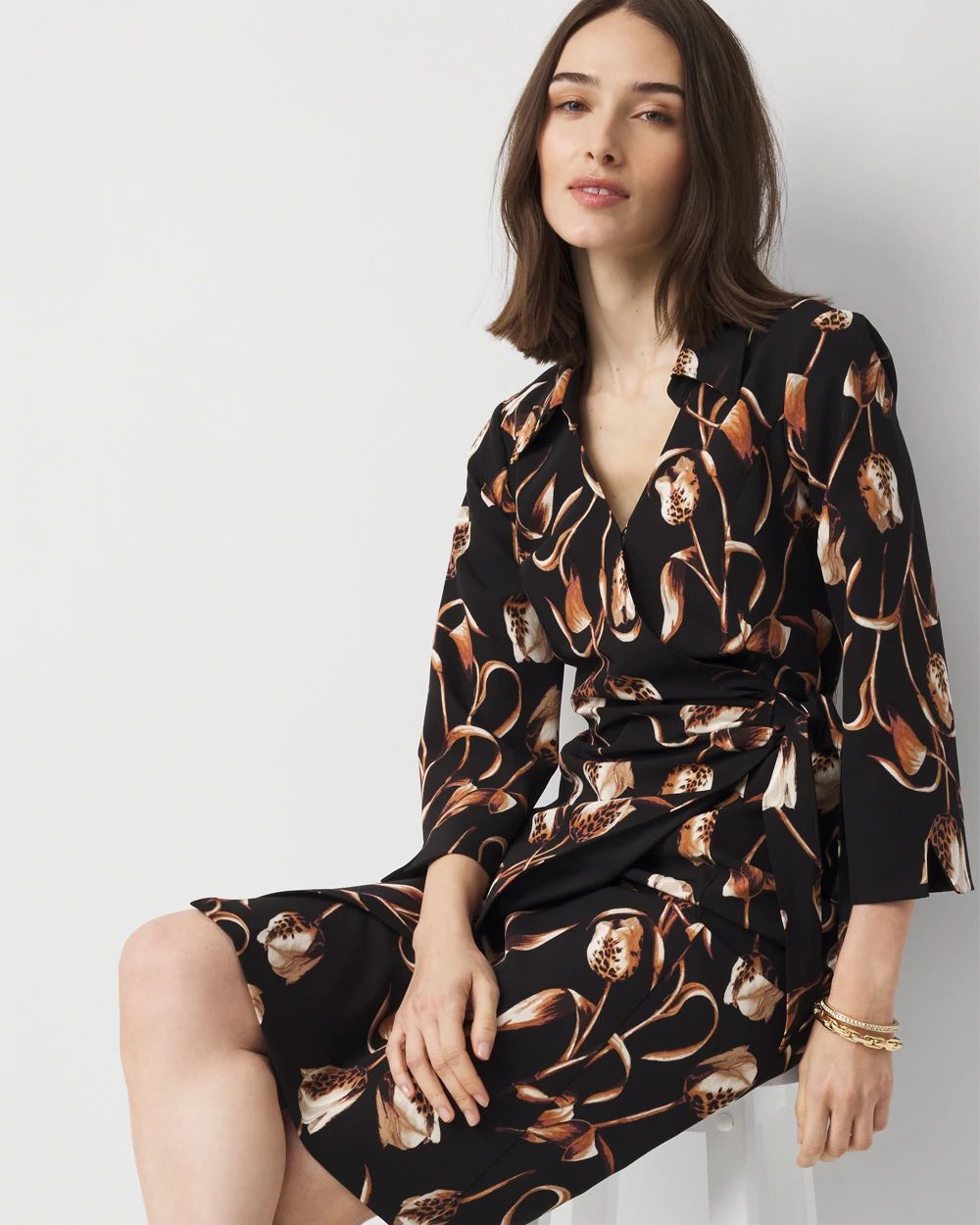 Petite Wrap Dress