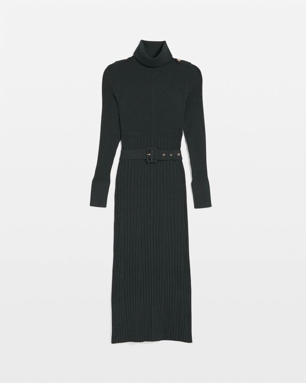 Petite Turtleneck Sweater Midi Dress click to view larger image.