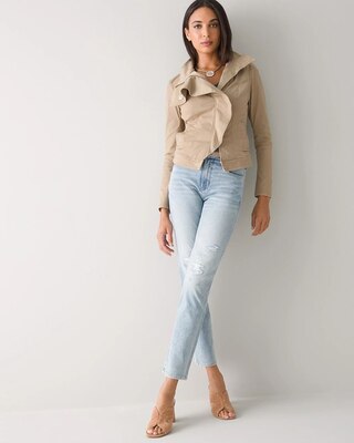 Ruffle Front Jacket