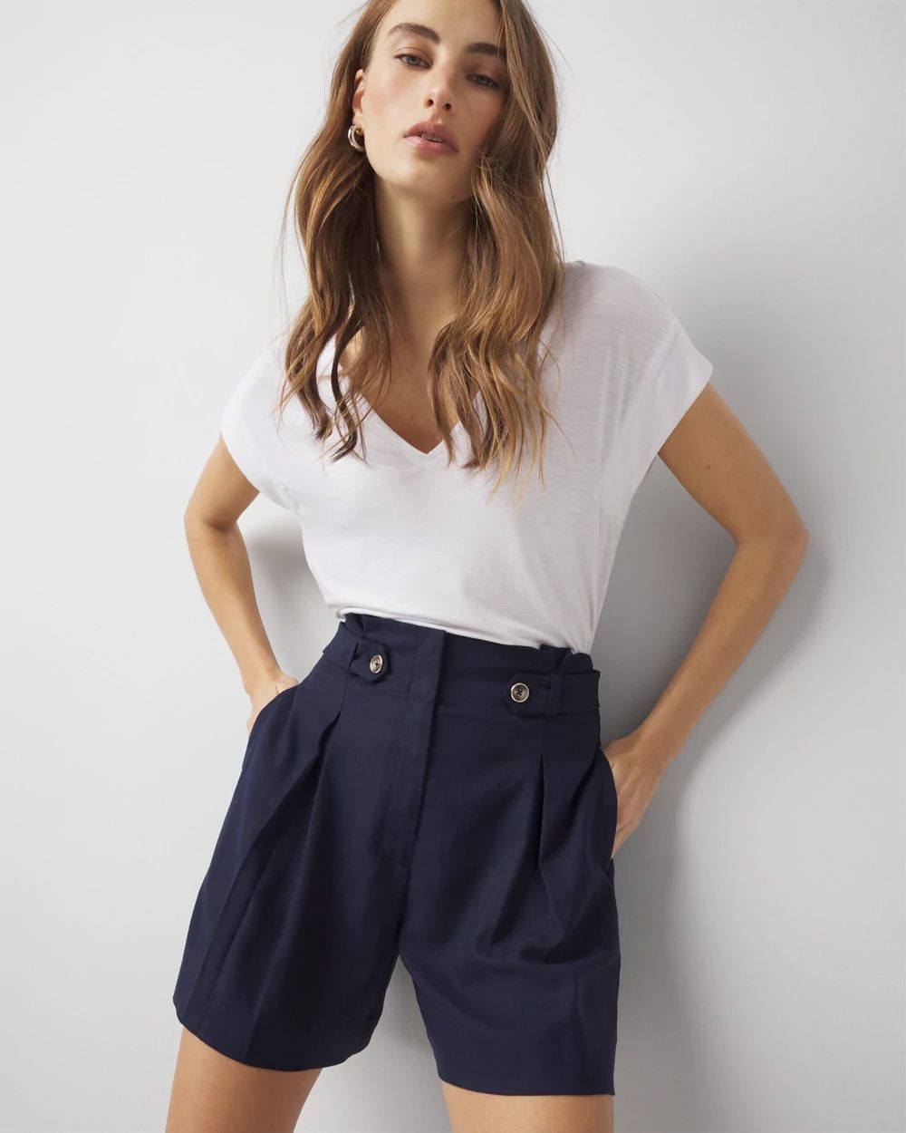Extra High-Rise Paperbag Shorts