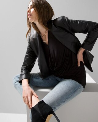 Drape Front Tunic