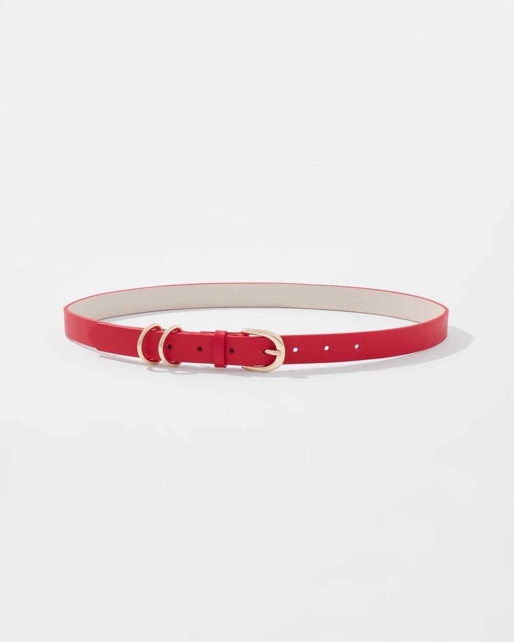 Round Buckle Pant Belt