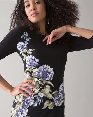 3/4 Sleeve Reversible Dress