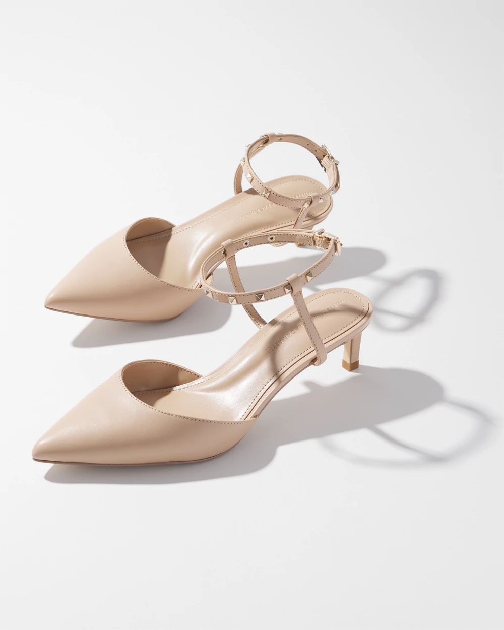 Studded Strap Pump