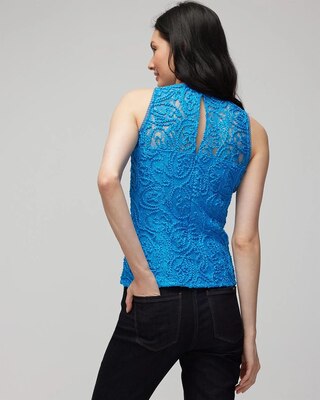 Sleeveless Lace Shell