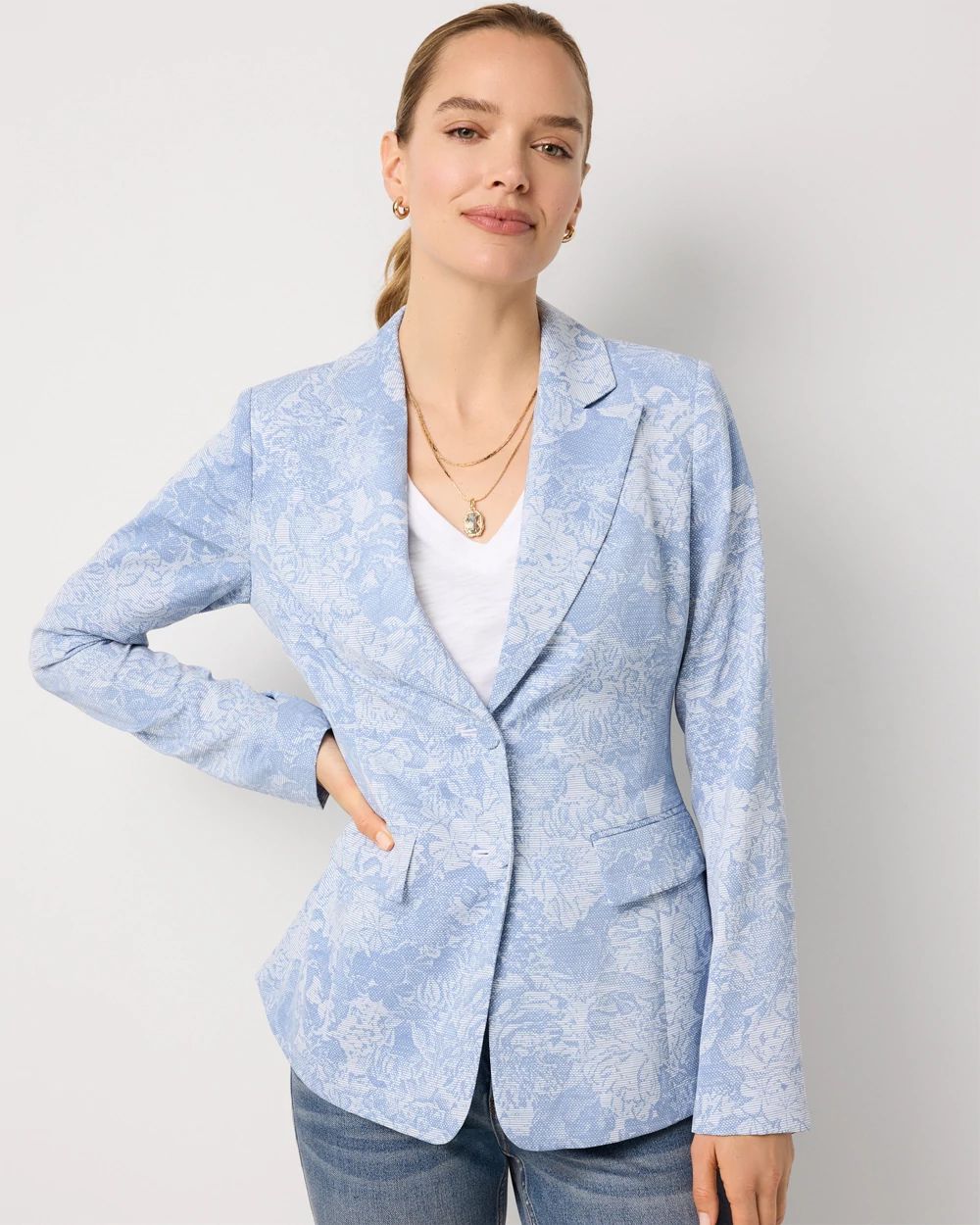 Floral Blazer