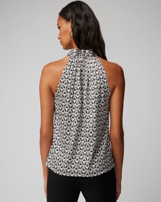 Halter Pleated Shell