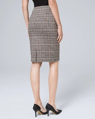 Plaid Pencil Skirt