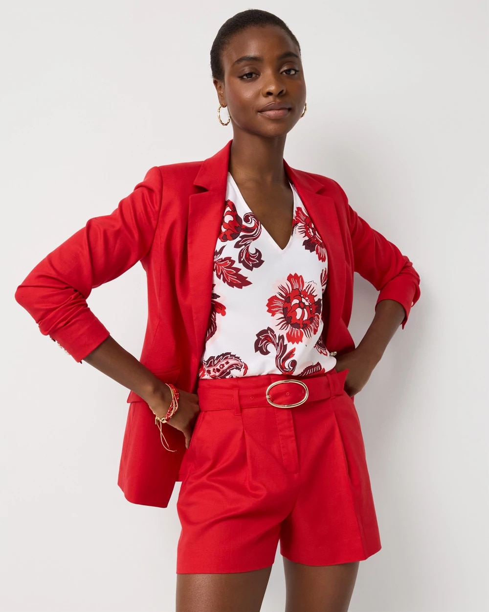 Belted Tailored Short - image 4