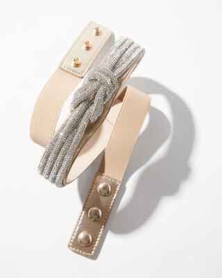 Crystal Knot Stretch Belt