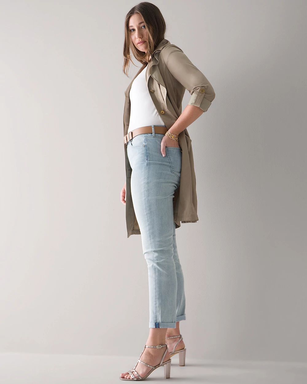 Mid-Rise Everyday Soft Denim™ Girlfriend Jeans