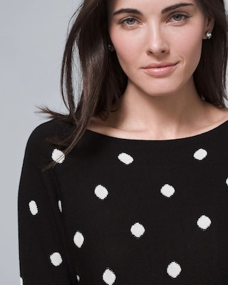 Dot Dolman Sweater click to view larger image.