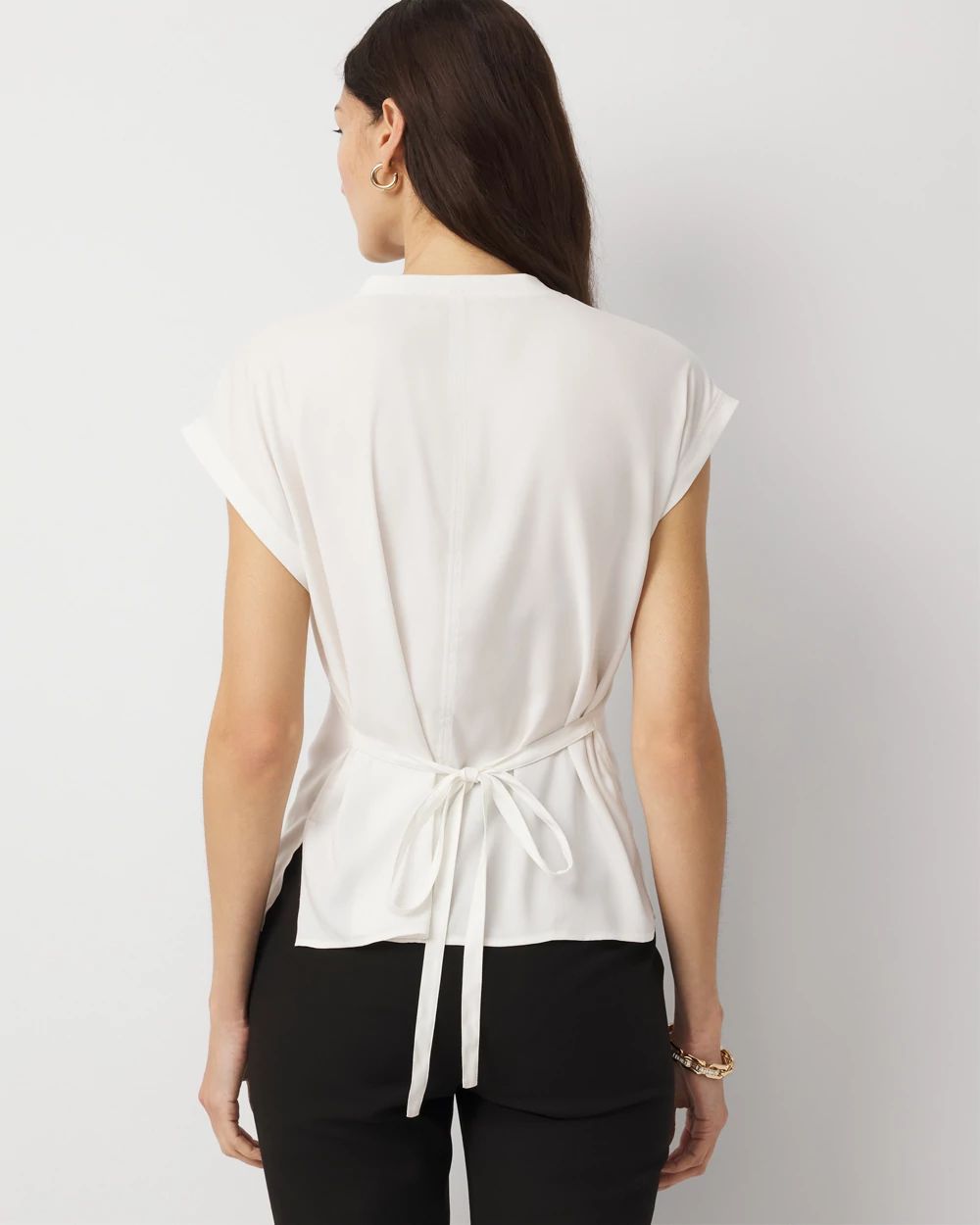 Tie Back Satin Top click to view larger image.