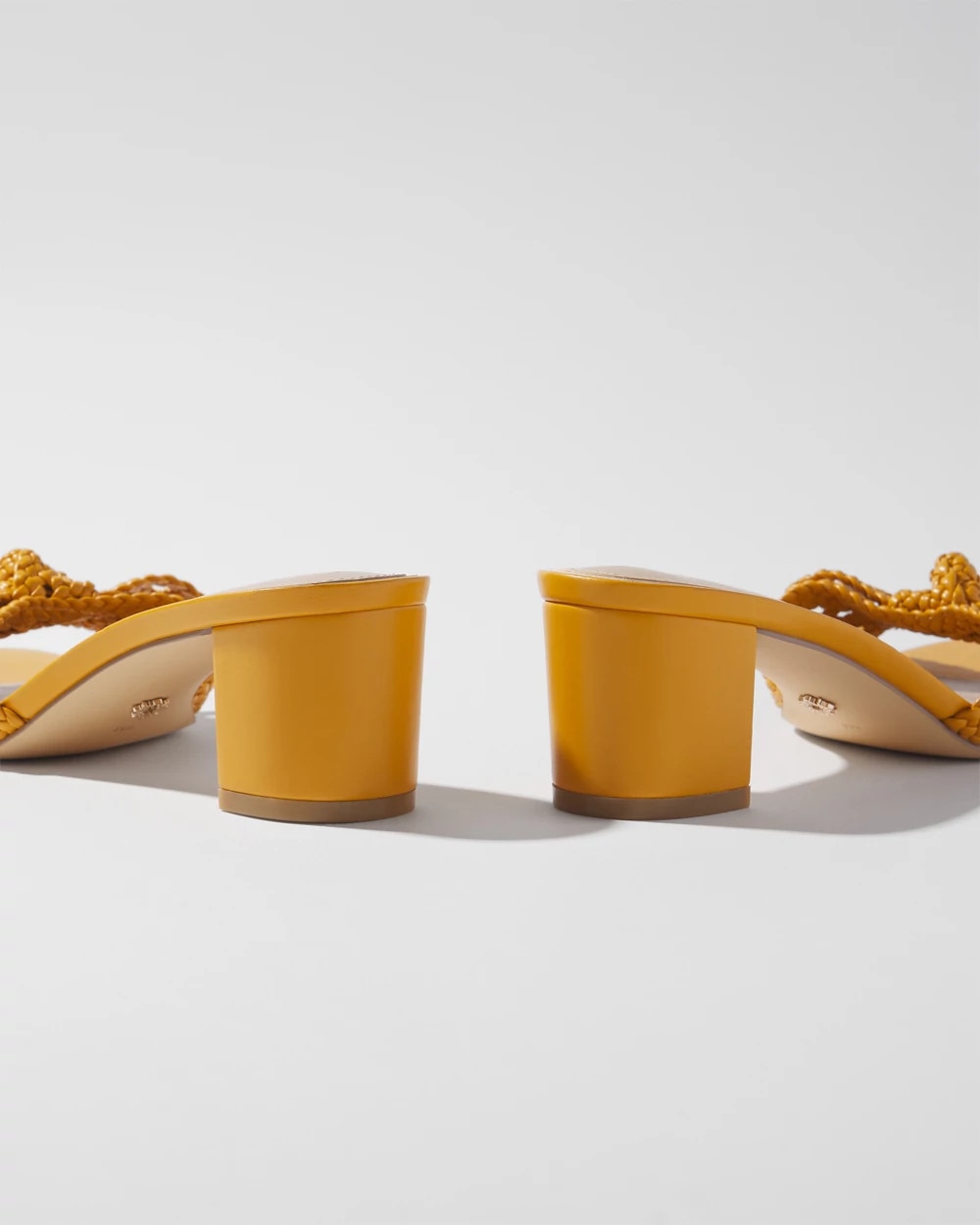 Braided Block Heel Sandal