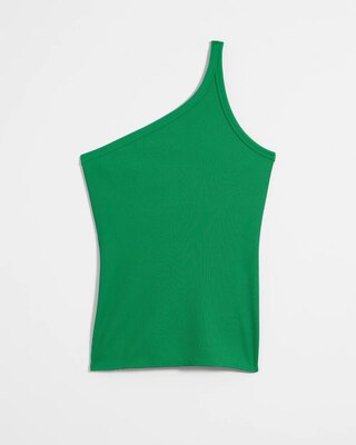 WHBM® FORME Rib One-Shoulder Tank