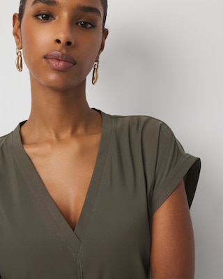 Tie Back Satin Top click to view larger image.