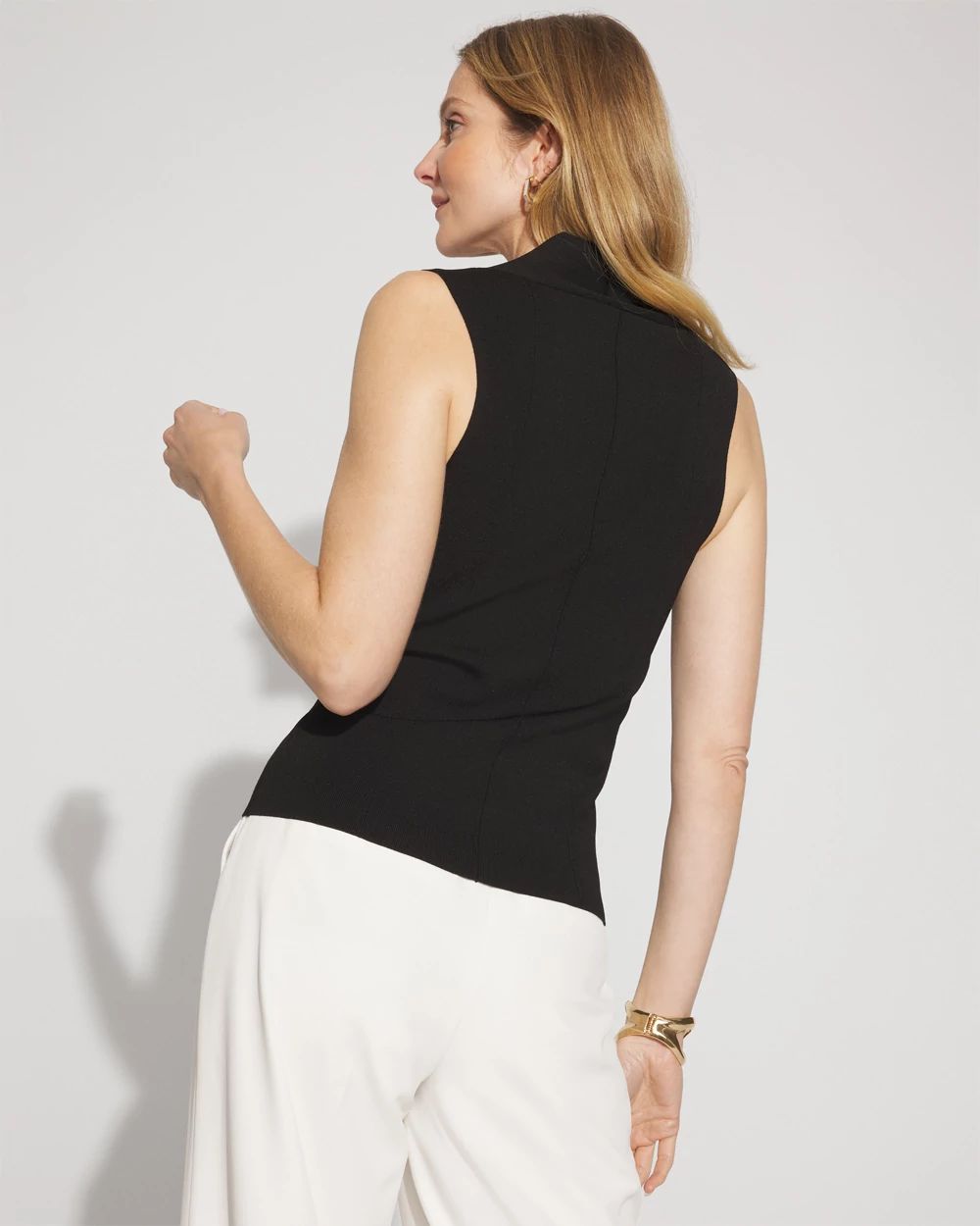 WHBM FORME™ Sculpt Stretch V-Neck Sweater Tank
