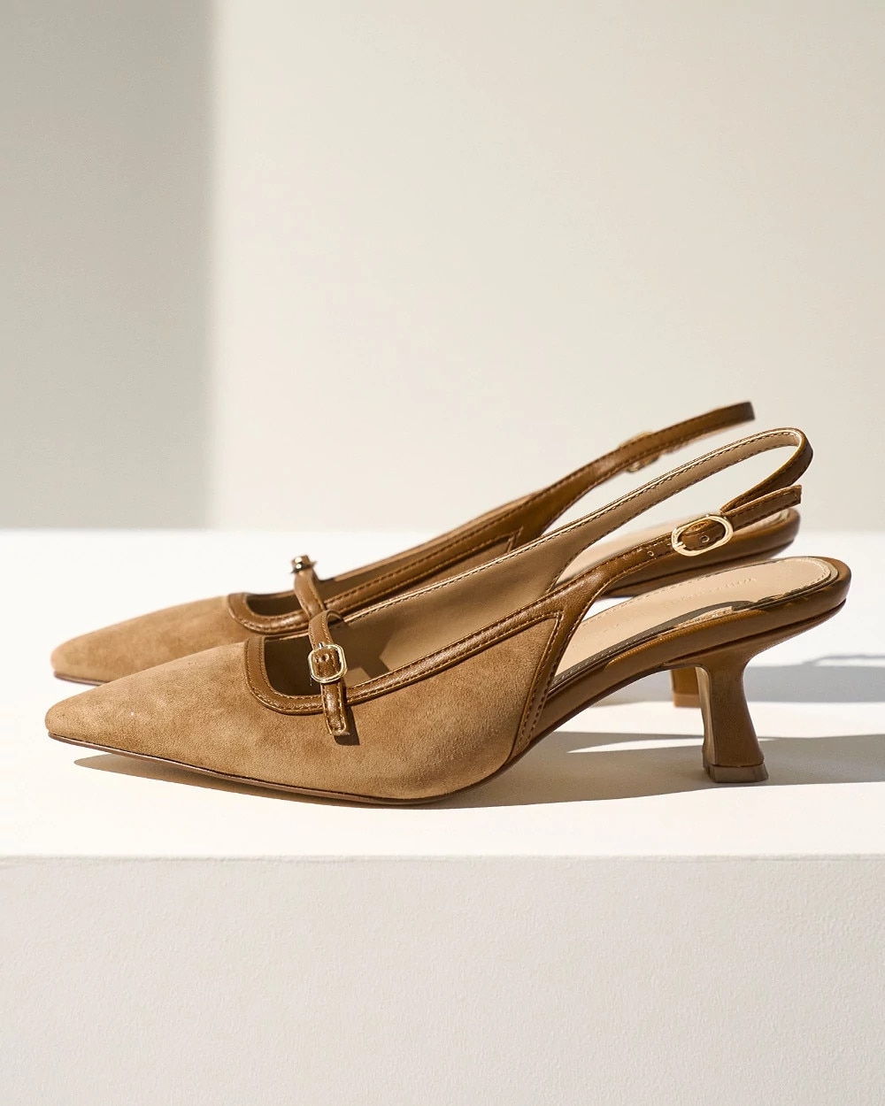 Slingback Kitten Heel Pump