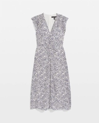 Petite Ruched Midi Dress click to view larger image.