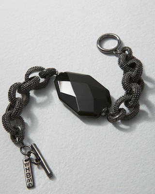 Hematite+Jet Bracelet