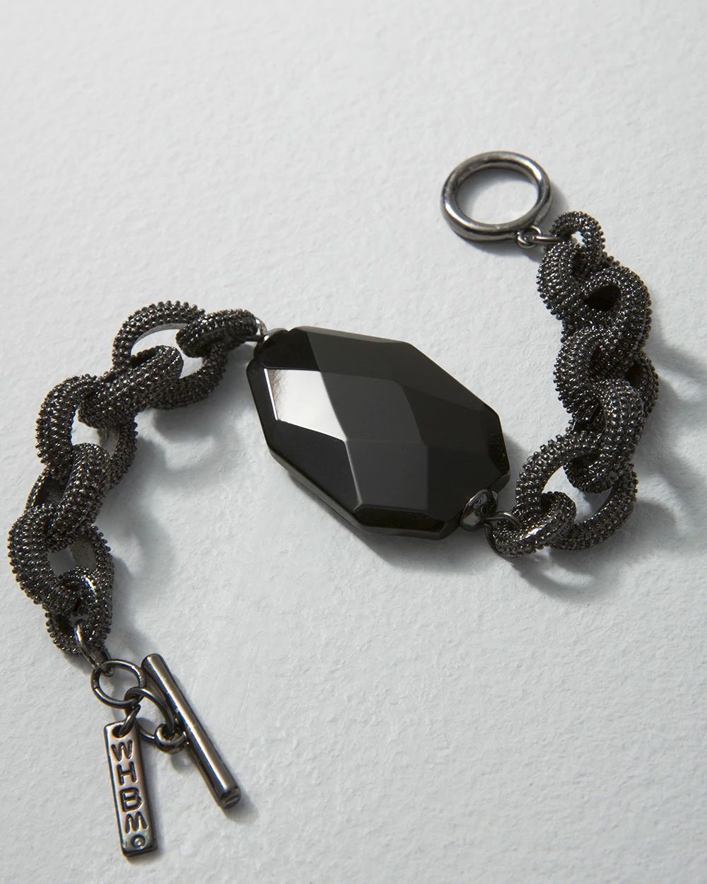 Hematite+Jet Bracelet