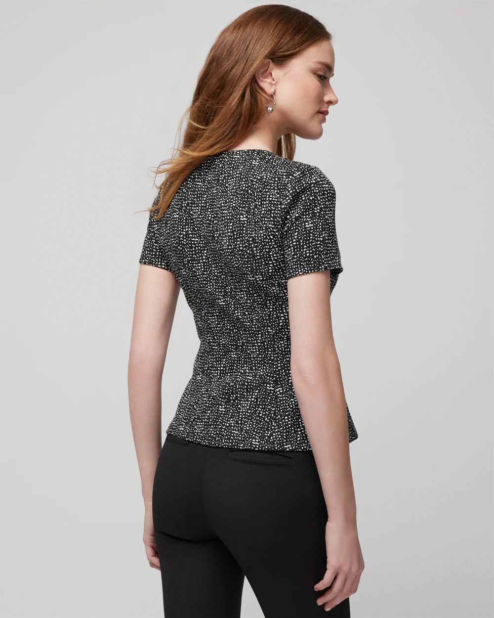 Jacquard Bodice Tee click to view larger image.