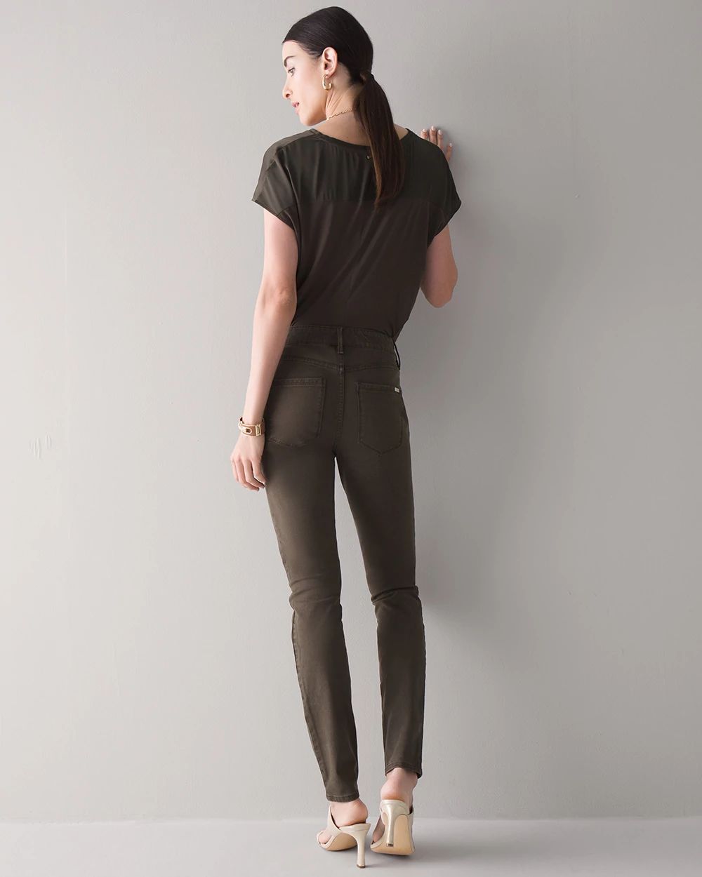 Petite High-Rise Sculpt Skinny Ankle Pants click to view larger image.