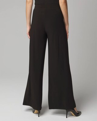 Matte Jersey Pleated Wide Leg Pant click to view larger image.