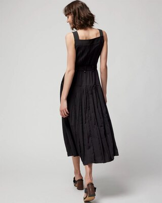 Pleated Utility Dress