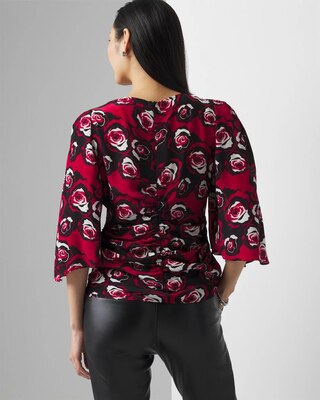 Rose Print Blouse click to view larger image.