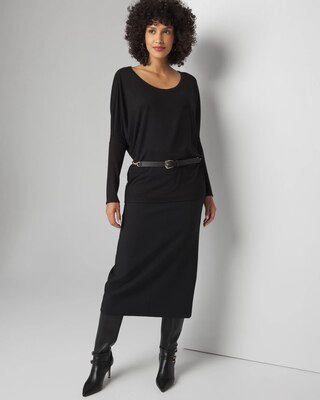 Long Sleeve Ribbed Tunic