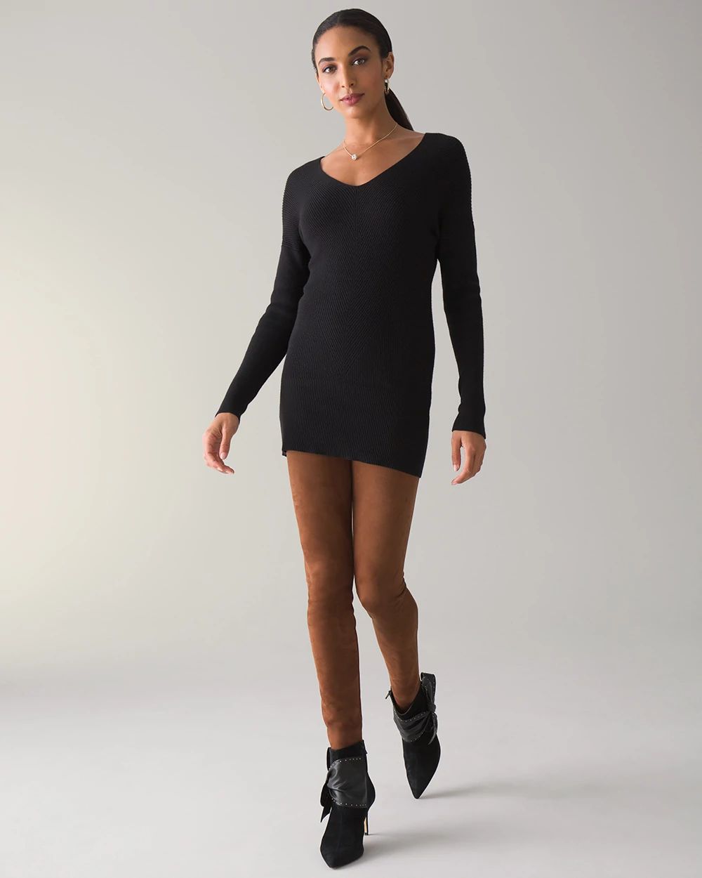 Vegan Suede WHBM® Runway Legging