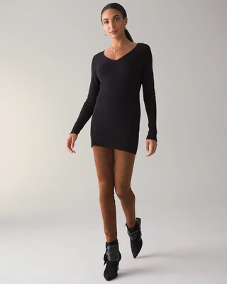 Vegan Suede WHBM® Runway Legging