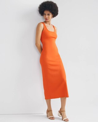 WHBM® FORME Rib Scoopneck Dress