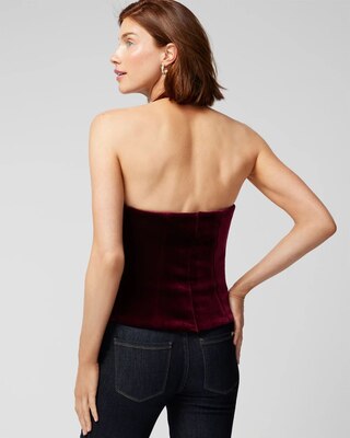 Halter Velvet Vest