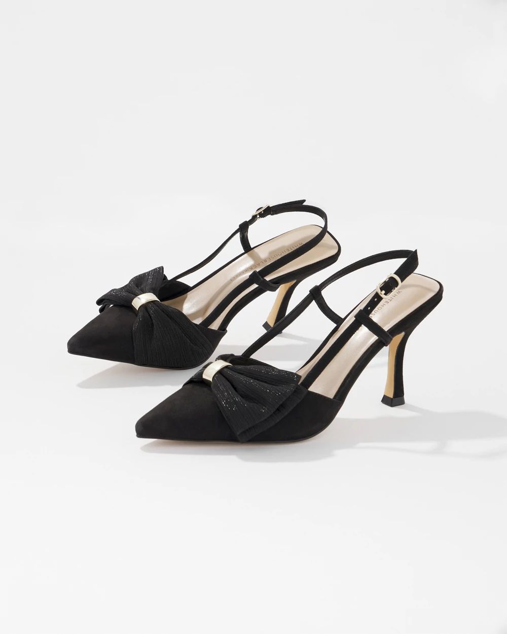 Bow Slingback Pump